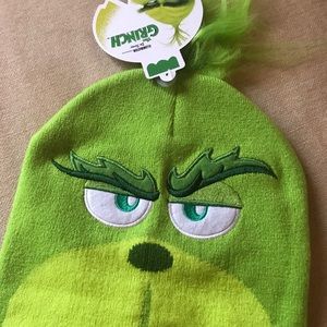 Grinch Knit Beanie Hat NWT